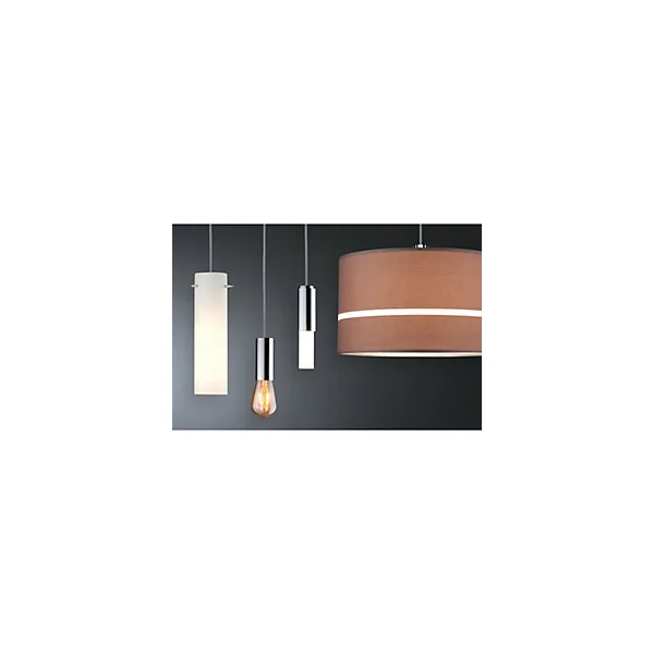 Suspension sur rail 2Easy gris chromé mat Urail IP20 E27 L.150cm Paulmann