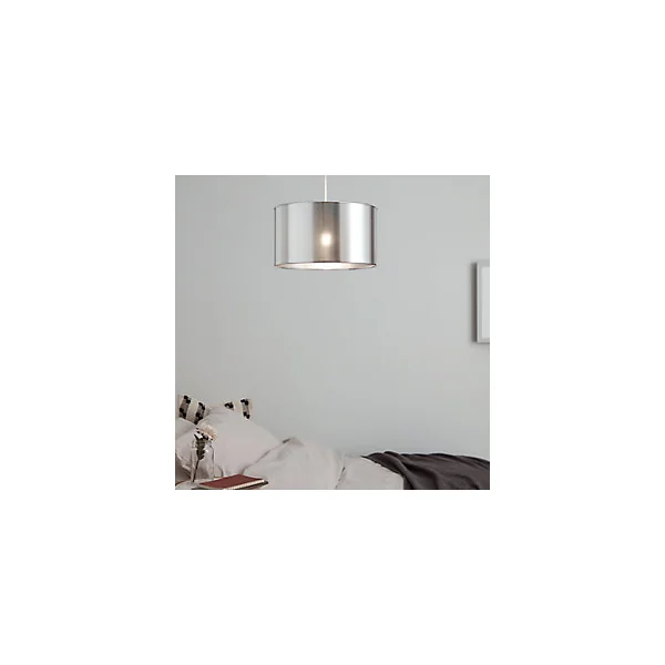 Suspension Tectit GoodHome E27 argent brillant