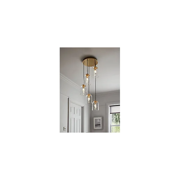 Suspension Thestias 5 ampoules E14 IP20