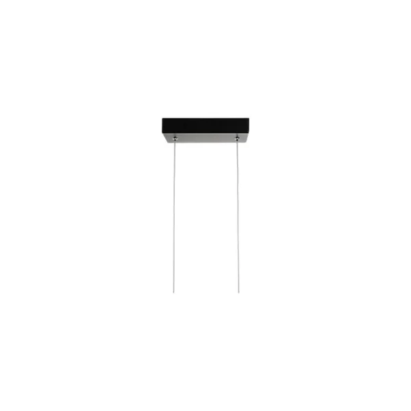 Suspension tube LED métal 20W noir L.85 x H.110cm GoodHome Pepperberry