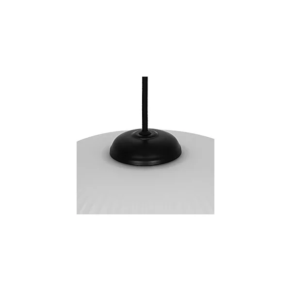 Suspension Walgis E27 IP20 noir et blanc ⌀30cm