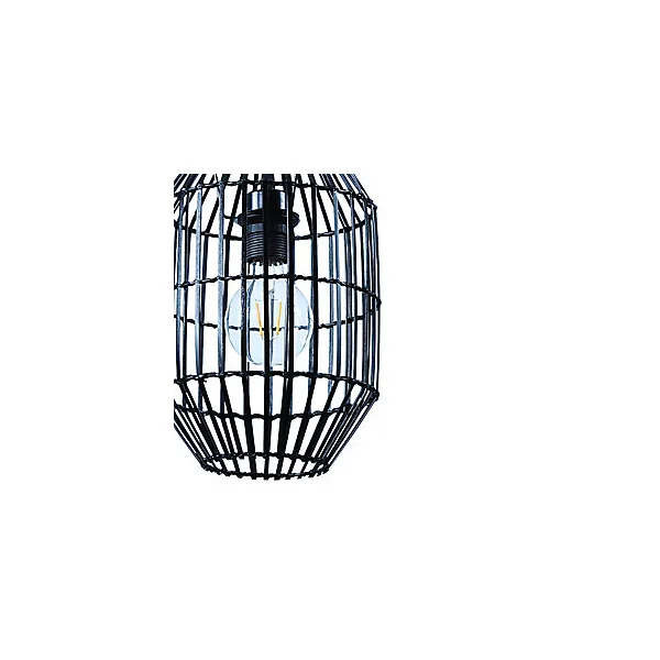 Suspension Wutai GoodHome noir ⌀18cm IP20 E27