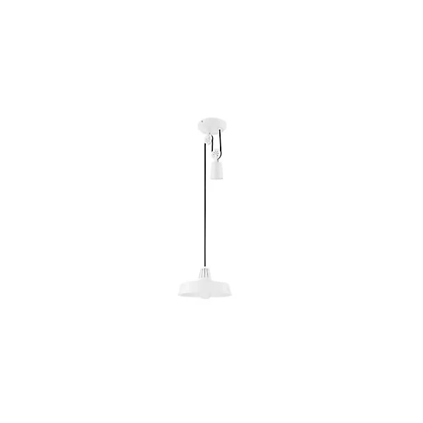 Suspension Yarra GoodHome E27 blanc mat