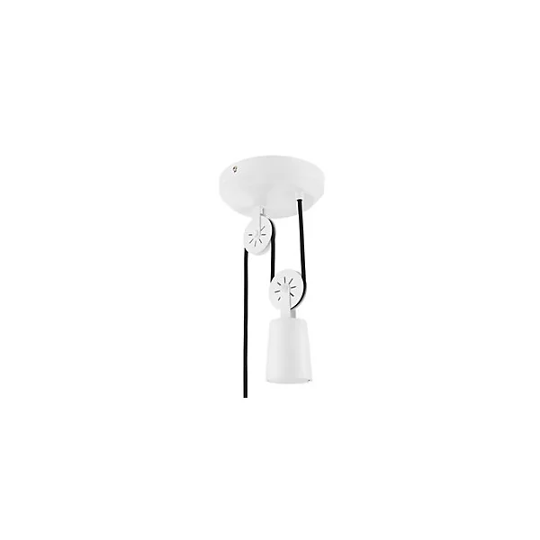 Suspension Yarra GoodHome E27 blanc mat