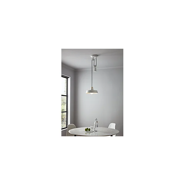 Suspension Yarra GoodHome E27 blanc mat