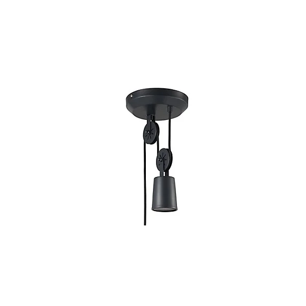 Suspension Yarra GoodHome E27 noir mat