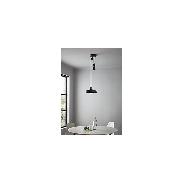 Suspension Yarra GoodHome E27 noir mat