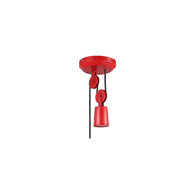 Suspension Yarra GoodHome E27 rouge mat