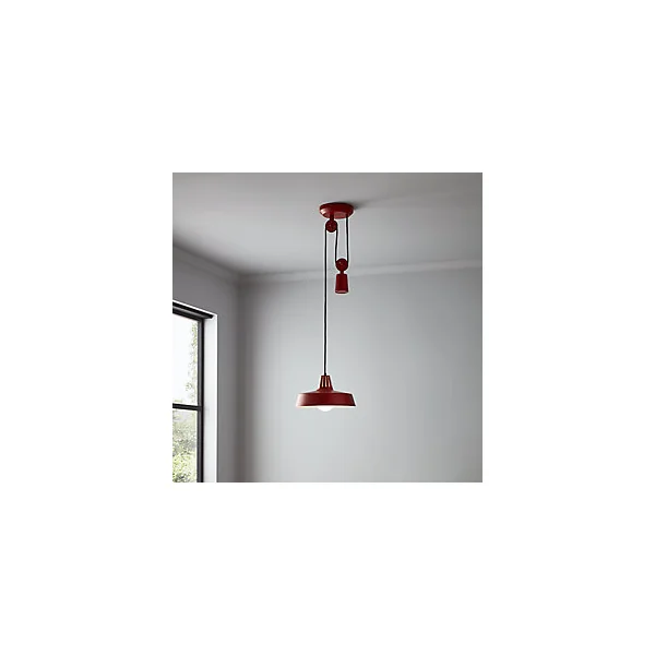 Suspension Yarra GoodHome E27 rouge mat