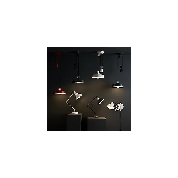 Suspension Yarra GoodHome E27 rouge mat