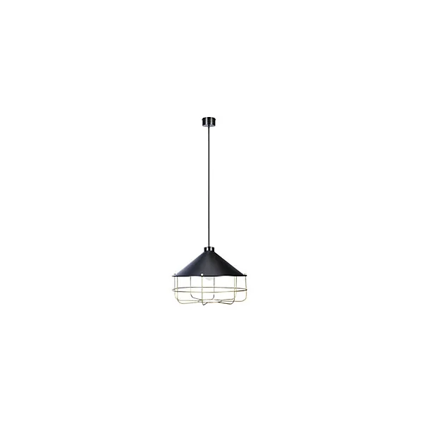 Suspension Yondair E27 IP20 noir 32cm