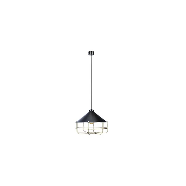 Suspension Yondair E27 IP20 noir 32cm