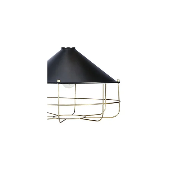 Suspension Yondair E27 IP20 noir 32cm