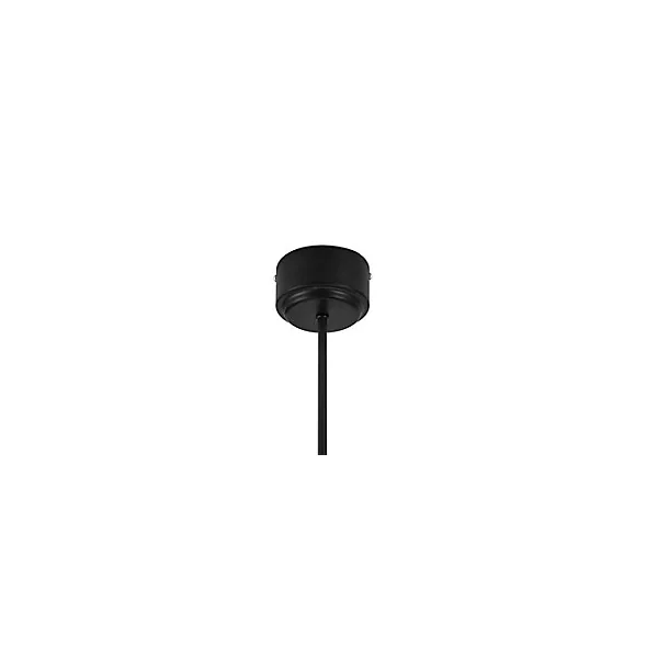Suspension Zanbar 2 ampoules E27 IP20 noir
