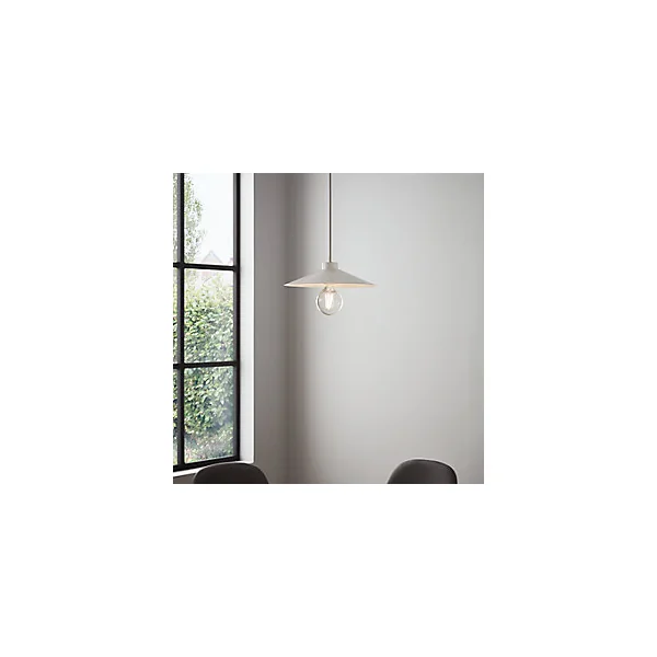 Suspension Zanbar GoodHome blanc IP20 E27