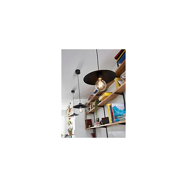Suspension Zanbar GoodHome noir IP20 E27