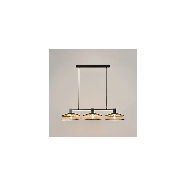 Suspension Zelie 3 lumières E27 40W IP20 L.100xH.113cm Corep