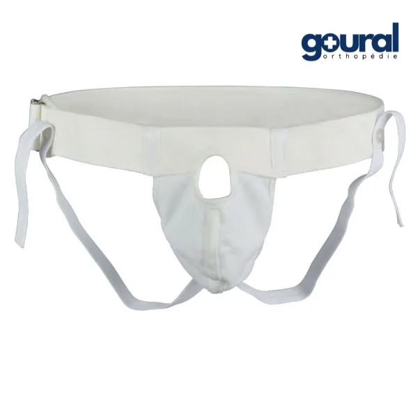 Suspensoir testiculaire Lux en tricot avec passage de verge