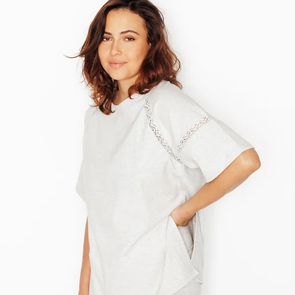 SWEAT GRIS CLAIR