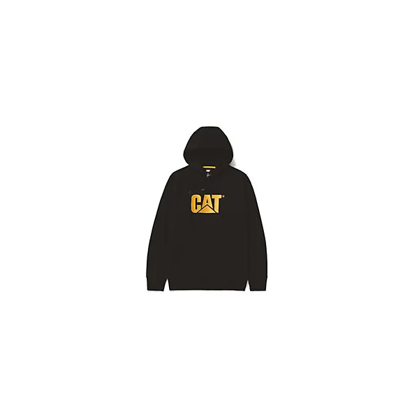 Sweatshirt à capuche pour homme Caterpillar Trademark noir et jaune taille M