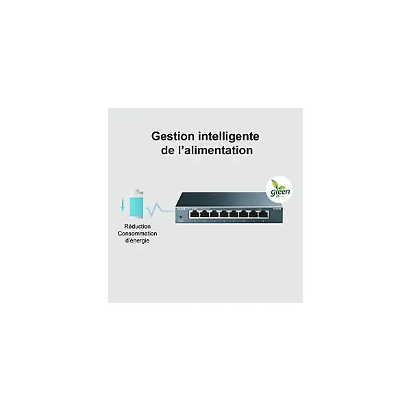 Switch de bureau 8 ports 10/100/1000 Mbps TP-Link