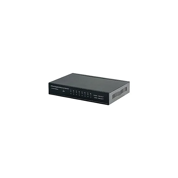 Switch RJ45 en métal Erard 8 ports connectivité femelle
