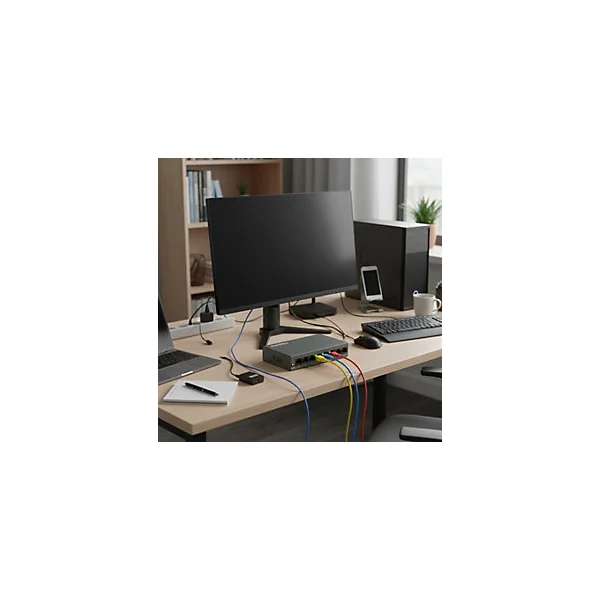 Switch RJ45 en métal Erard 8 ports connectivité femelle