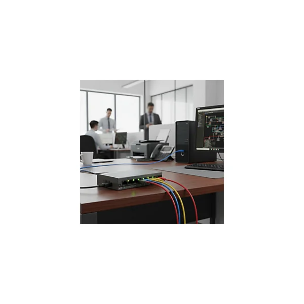 Switch RJ45 en métal Erard 8 ports connectivité femelle