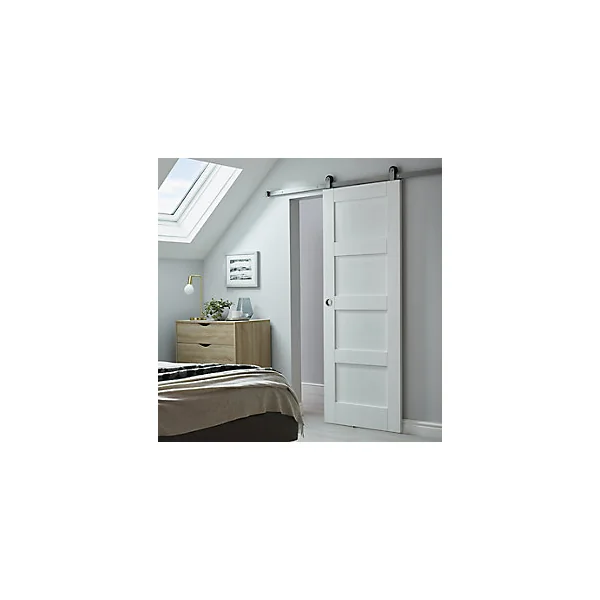 Système coulissant 2 pour porte en bois