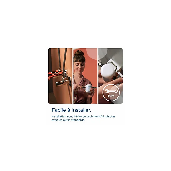 Système de filtration d'eau sous évier Brita Mypure SLIM V-MF