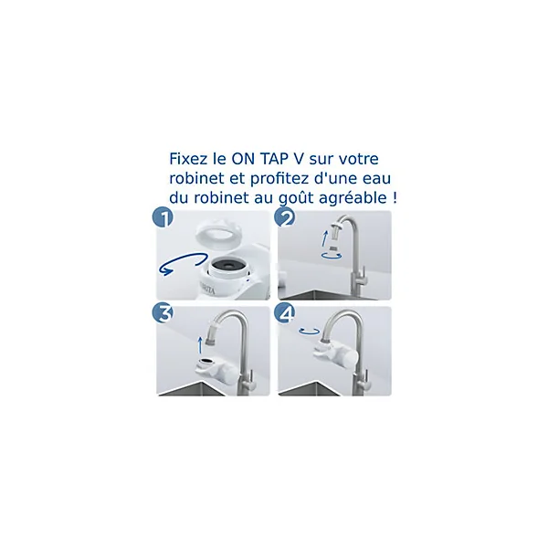 Système de filtration sur robinet Brita ON TAP V