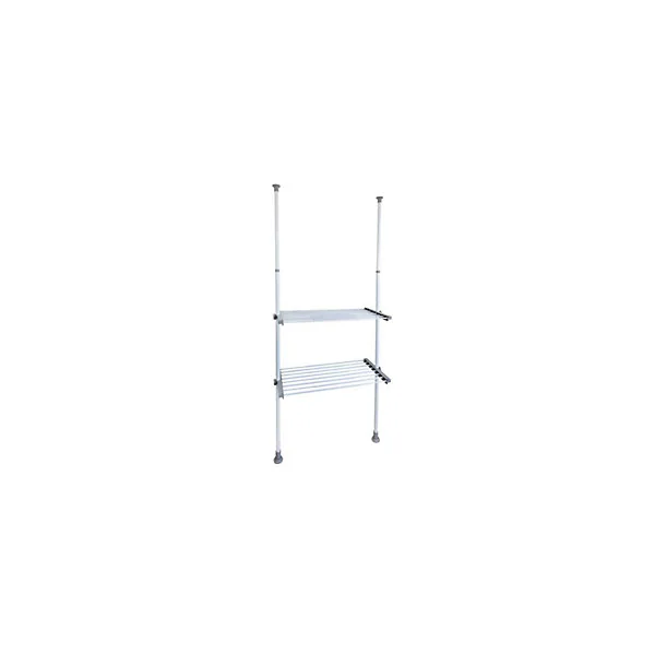 Système de penderie extensible Hercules Twin Wenko H. 165 à 300 cm x L. 73 à 120 cm