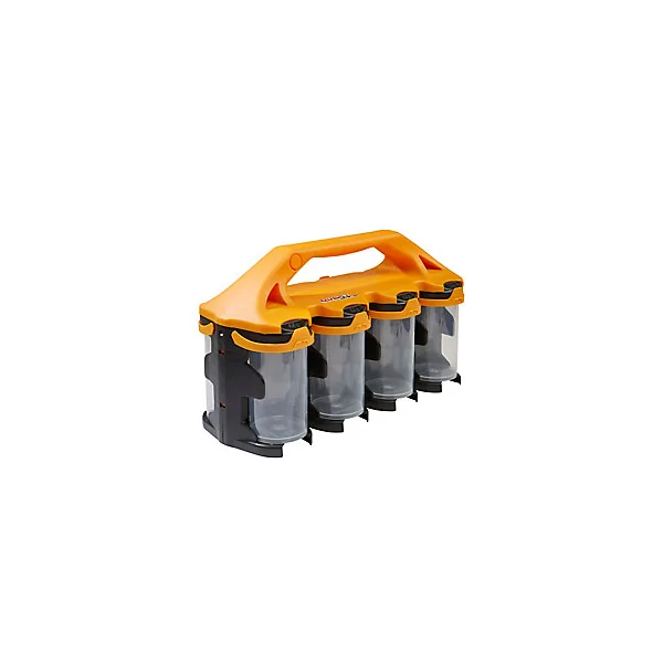 Système de support pour casiers QuestSystem en plastique avec 8 compartiments