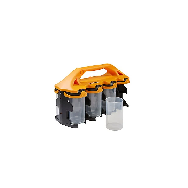 Système de support pour casiers QuestSystem en plastique avec 8 compartiments