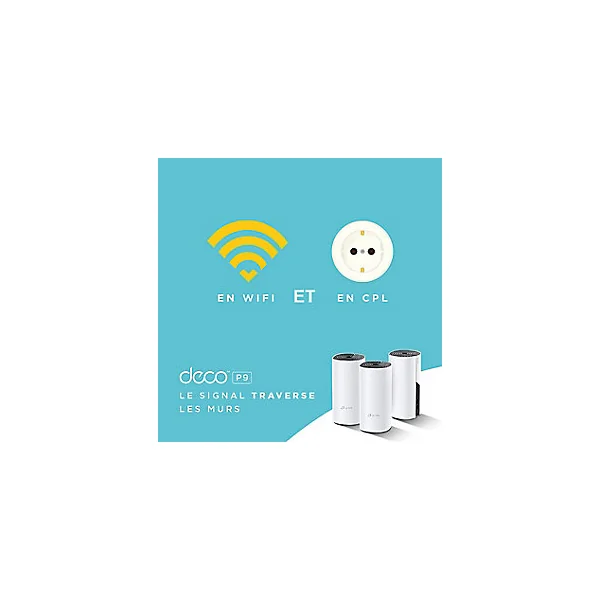 Système Hybride Mesh WiFi 1,2 Gigabit + CPL 1 Gigabit TP-Link