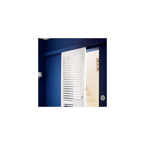 Système pour pose en applique porte bois ou verre