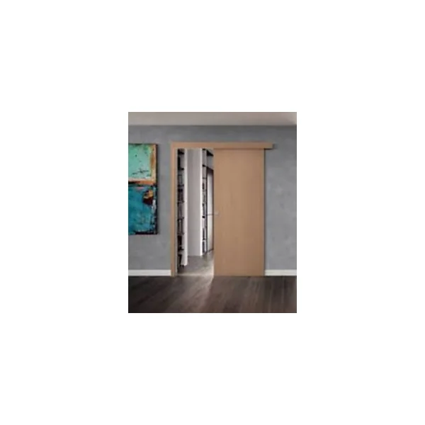 Système pour pose en applique porte bois ou verre