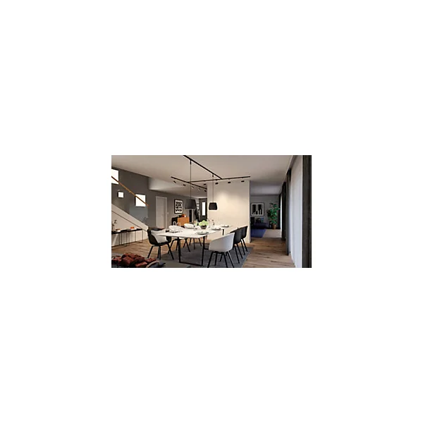 Système URail Paulmann IP20 max.1000W L.1.8 x l.100 x H.1,8cm noir