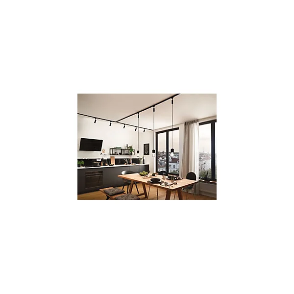 Système URail Paulmann IP20 max.1000W L.6.2 x l.6.2 x H.1.8cm noir