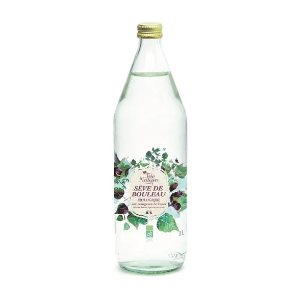Sève de bouleau cassis pasteurisée 1L