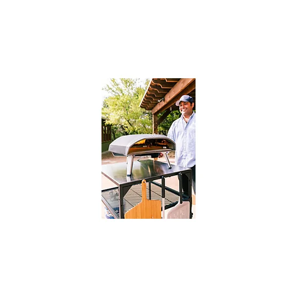 Table acier en carbone taille large L.80 x l.80 x H.90 cm Ooni