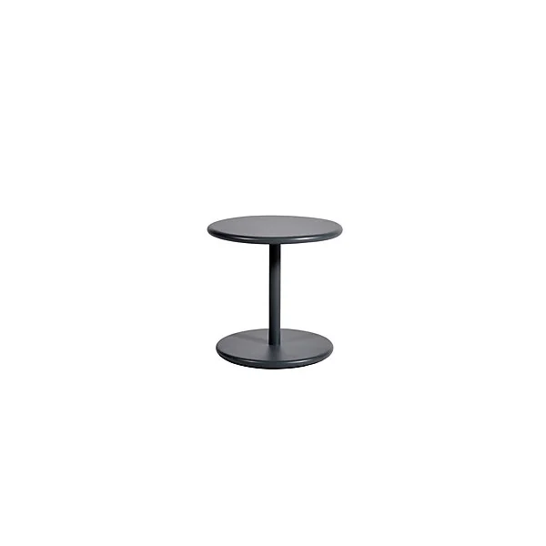 Table basse de jardin aluminium Pop gris Arcane H.44 cm