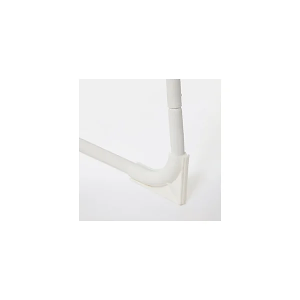 Table basse de jardin en acier Blooma Janeiro blanche ø50 cm