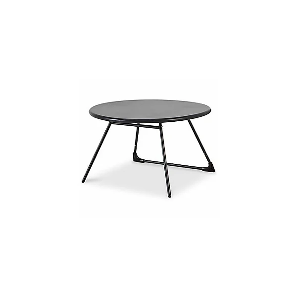 Table basse de jardin en métal Blooma Nova noir ø70 cm