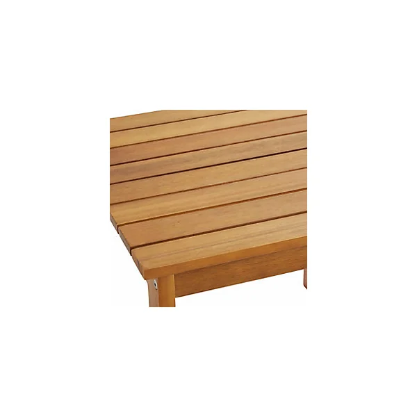 Table basse Denia en bois d'acacia L.47 x l.47 x H.40 cm GoodHome