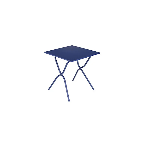Table bistrot Colorblock Lafuma acier Indigo l.64cm x H.73cm