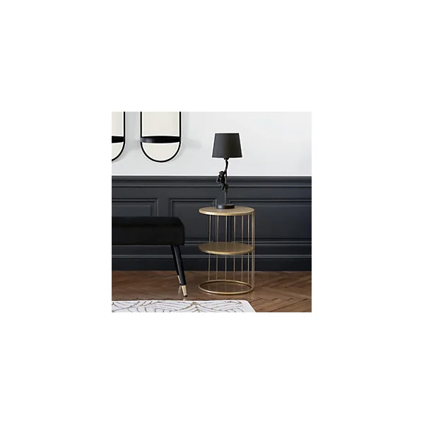 Table d'appoint Kobu Atmosphera ⌀ 36 cm dorée