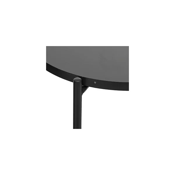 Table d'appoint Meeko Atmosphera ⌀ 45 cm noir