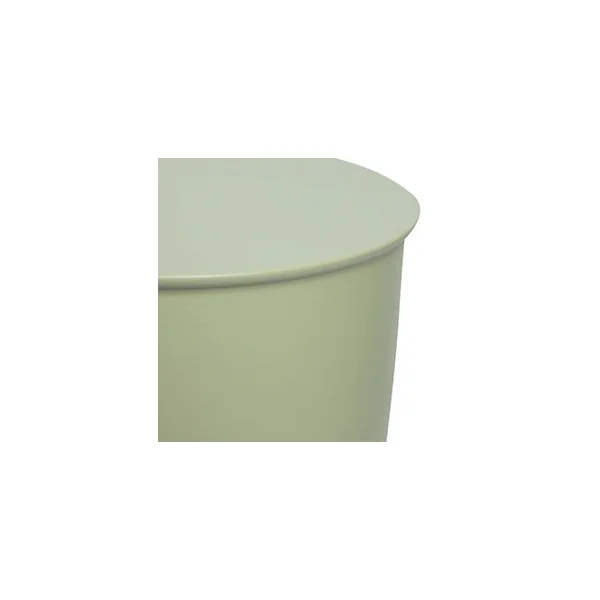 Table d'appoint ronde en métal vert sauge ⌀ 31 cm, Yuri