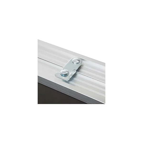 Table de camping + 4 tabourets gris Hespéride